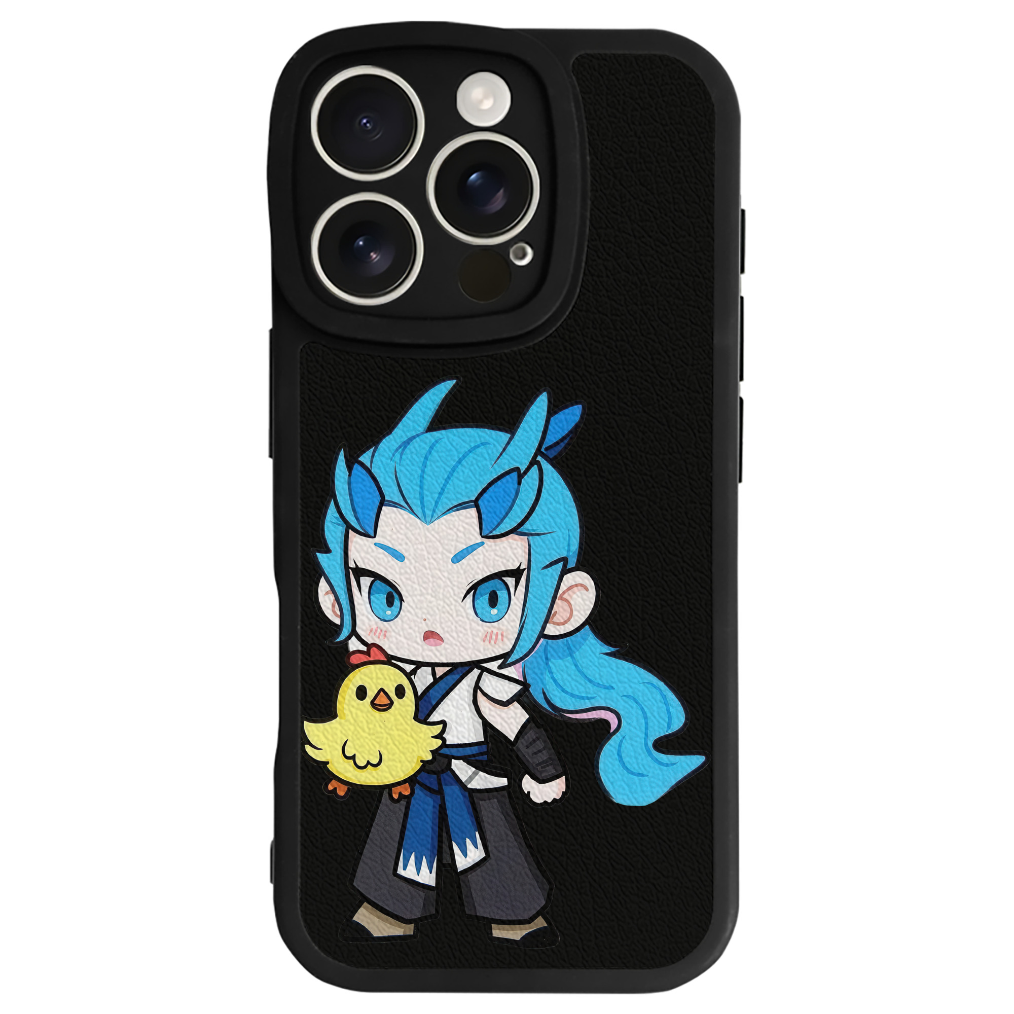 （画像用） Ne Zha 2 ナタ 魔童の大暴れ 【iPhone 16シリーズ対応】シリコンスマホケース（レザー調） 材質：シリコン